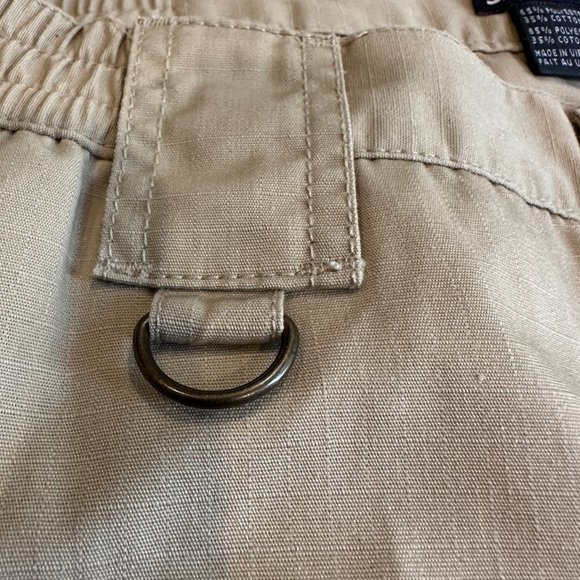 5.11 Tactical Shorts Cargo Utility Taclite Pro 9" Ripstop Tan Khaki Plus Size 18 - Picture 7 of 12